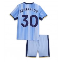 Camiseta Tottenham Hotspur Rodrigo Bentancur #30 Segunda Equipación Replica 2024-25 para niños mangas cortas (+ Pantalones cortos)